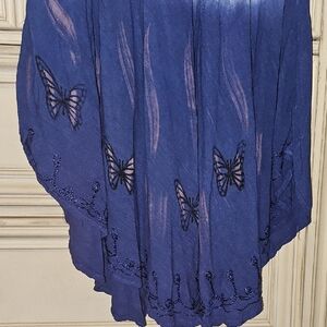 Blue High Low Casual Sundress